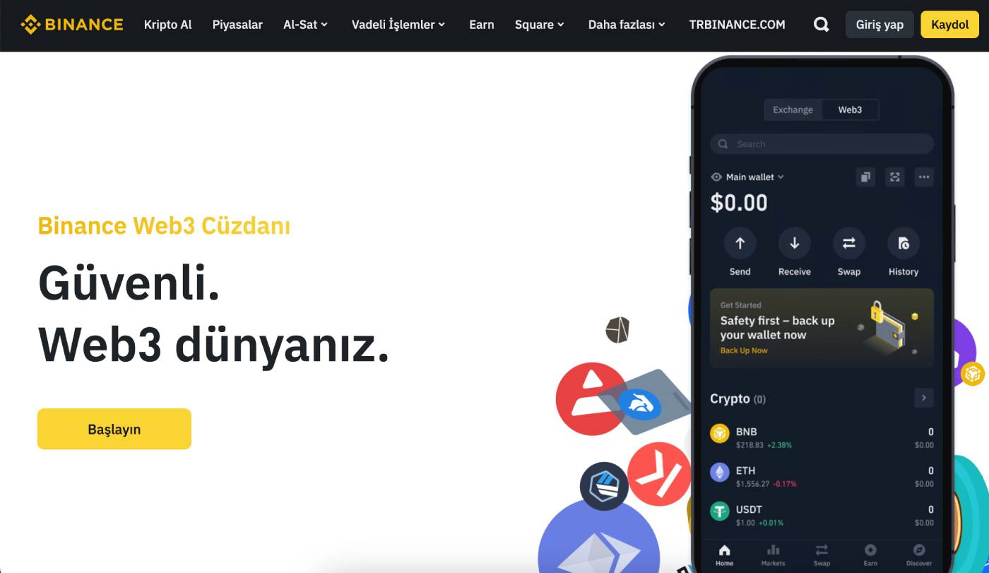 Binance Wallet - En İyi Sıcak Cüzdanlar