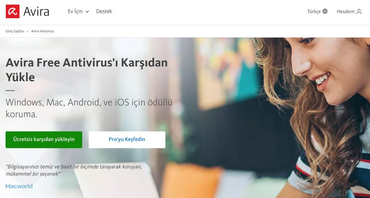 Avira- en iyi ücretsiz antivirüs programları