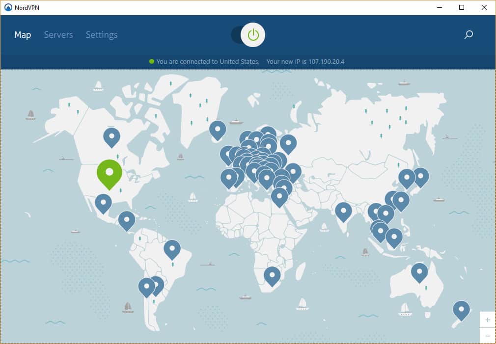 NordVPN Sunucular