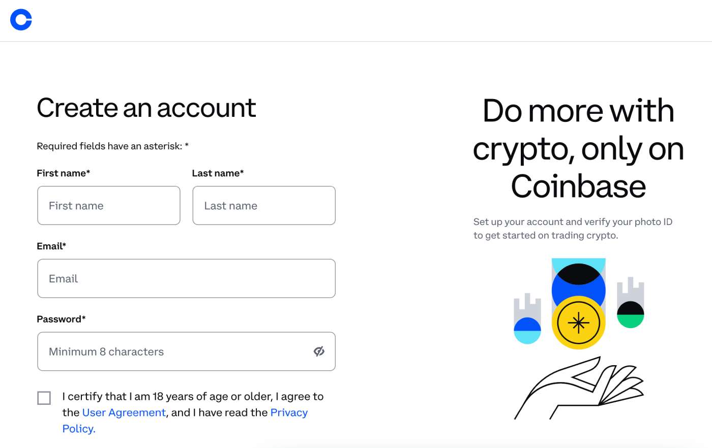 coinbase kayit