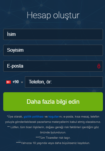 Kayıt Olma İşlemi