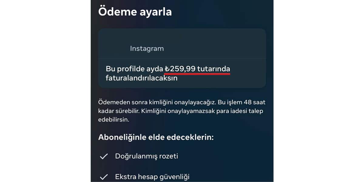 instagram Mavi Tik Al Ödemesi