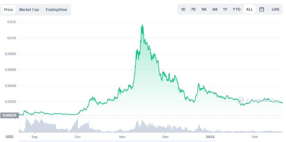 Raca Coin Fiyatı