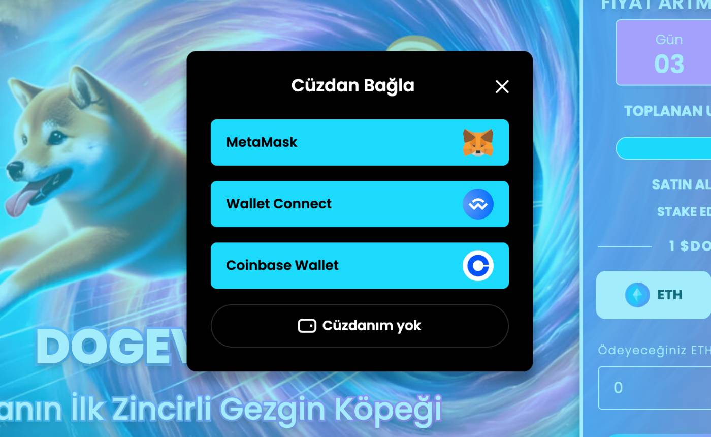 Dogeverse cuzdan baglama - Dogeverse Nasıl Satın Alınır?