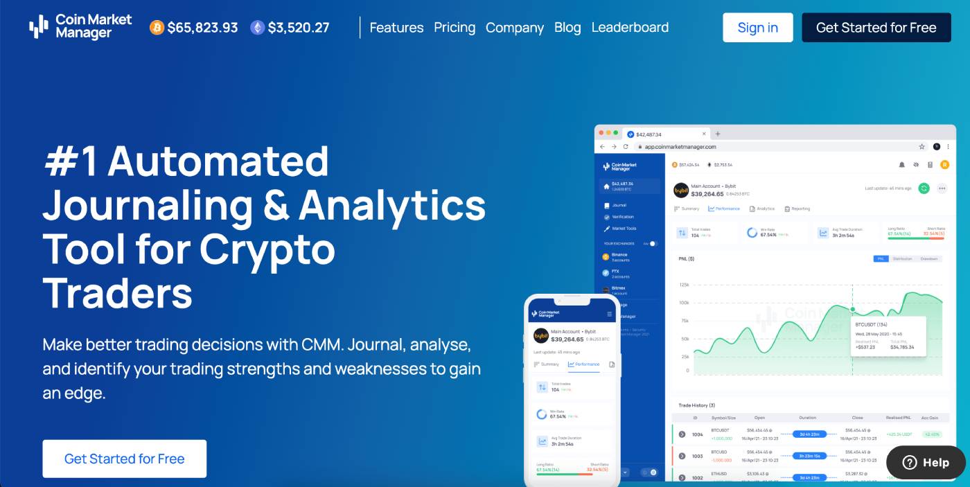 Coin Market Manager Website