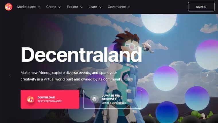 oyun coinleri -Decentraland