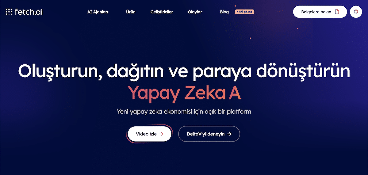 Fetch.ai En İyi Yapay Zeka Coinleri