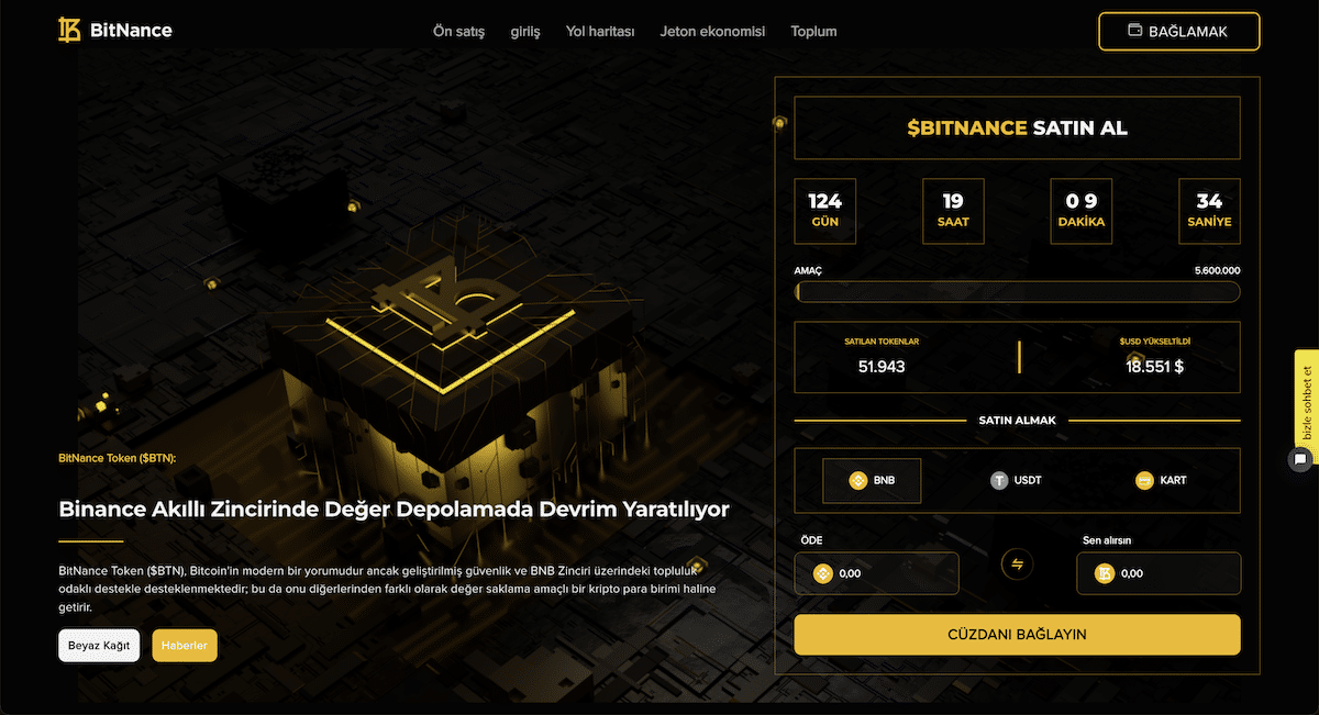 BitNance - DeFi Geleceğini Yeniden Şekillendiren Kripto Para