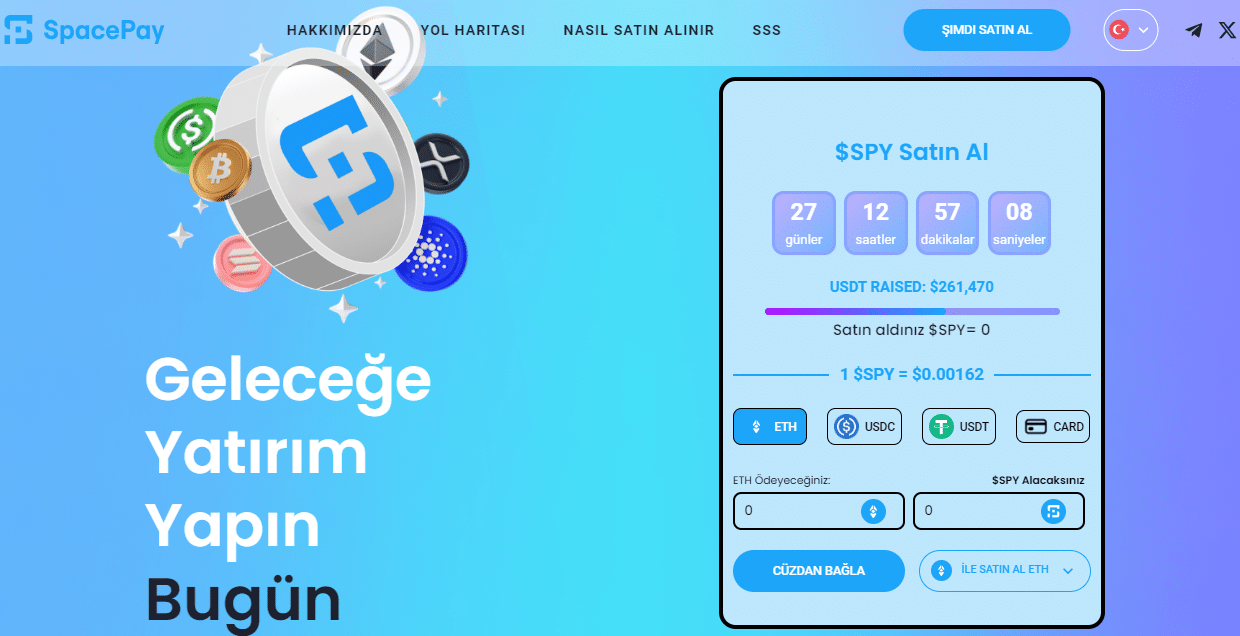 SpacePay- En iyi kripto paralar
