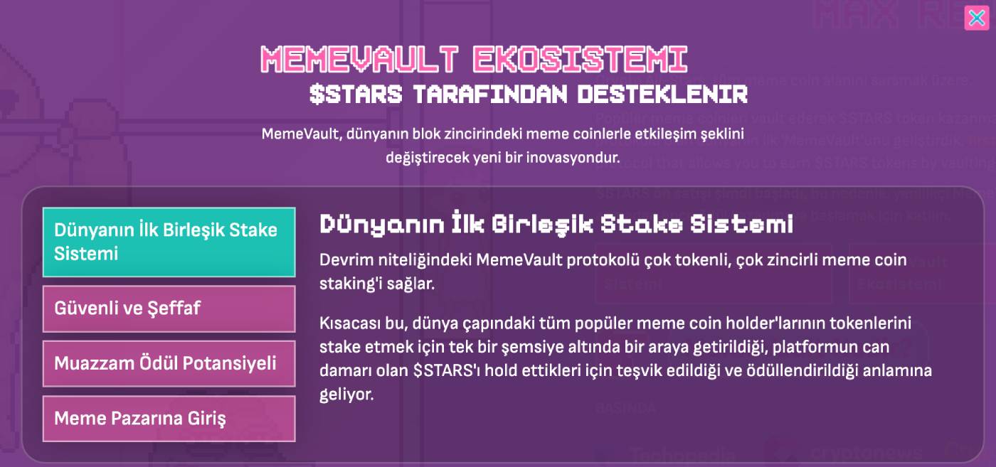 Crypto All-Stars MemeVault en iyi kripto toplu satışları