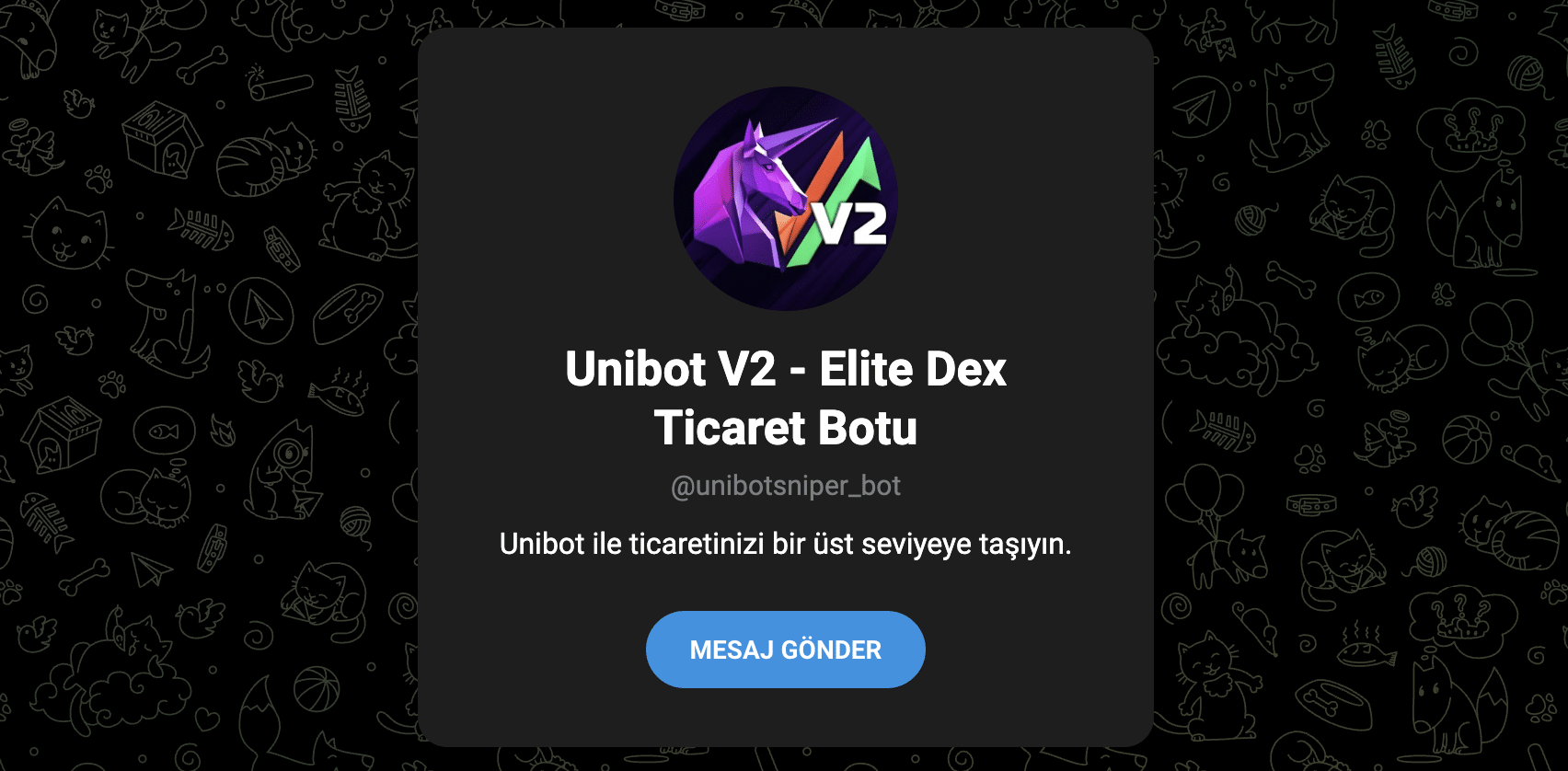 Unibot - en iyi telegram botları