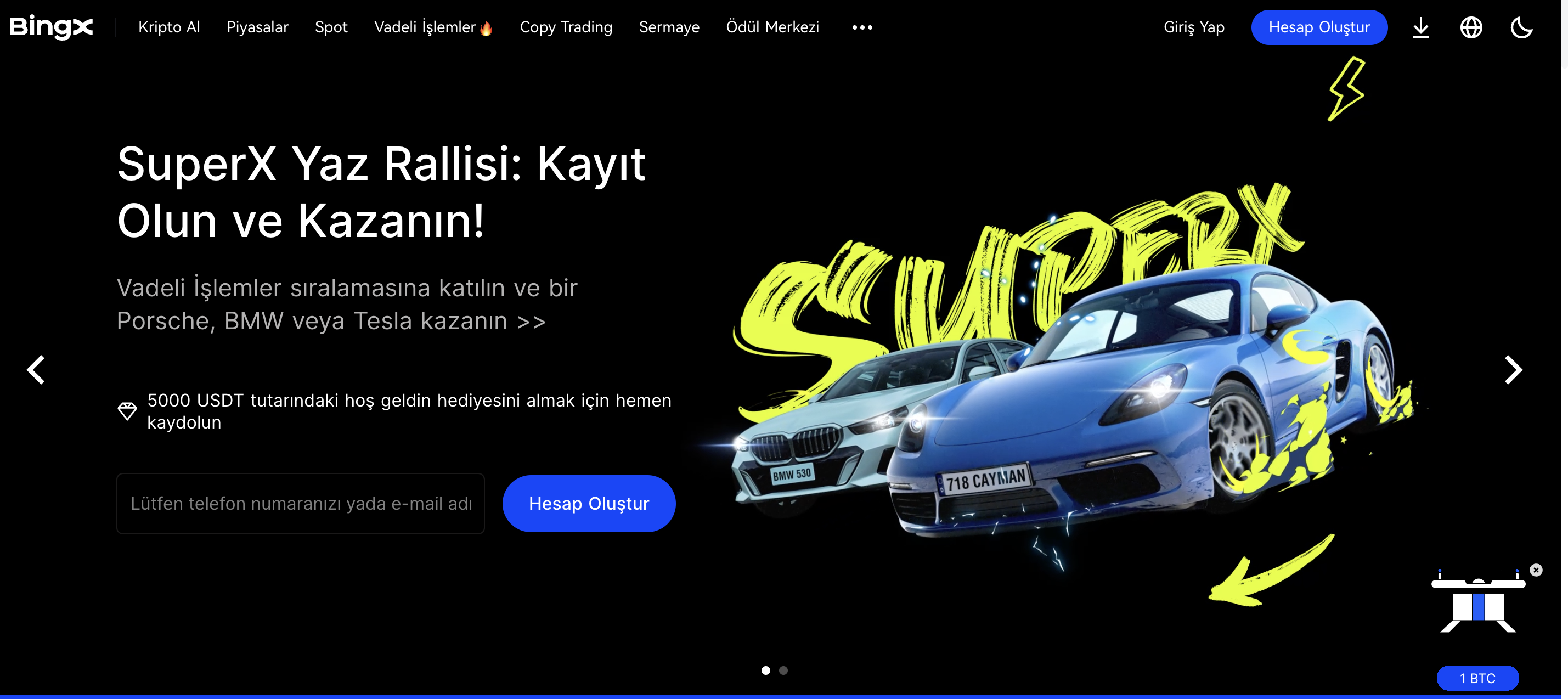 BingX - En İyi P2P Kripto Borsaları