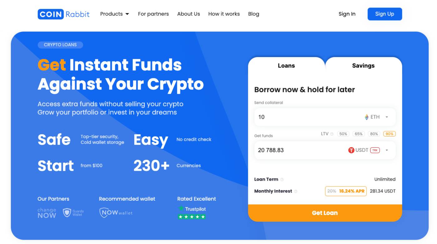 CoinRabbit - En İyi Kripto Kredi Platformları