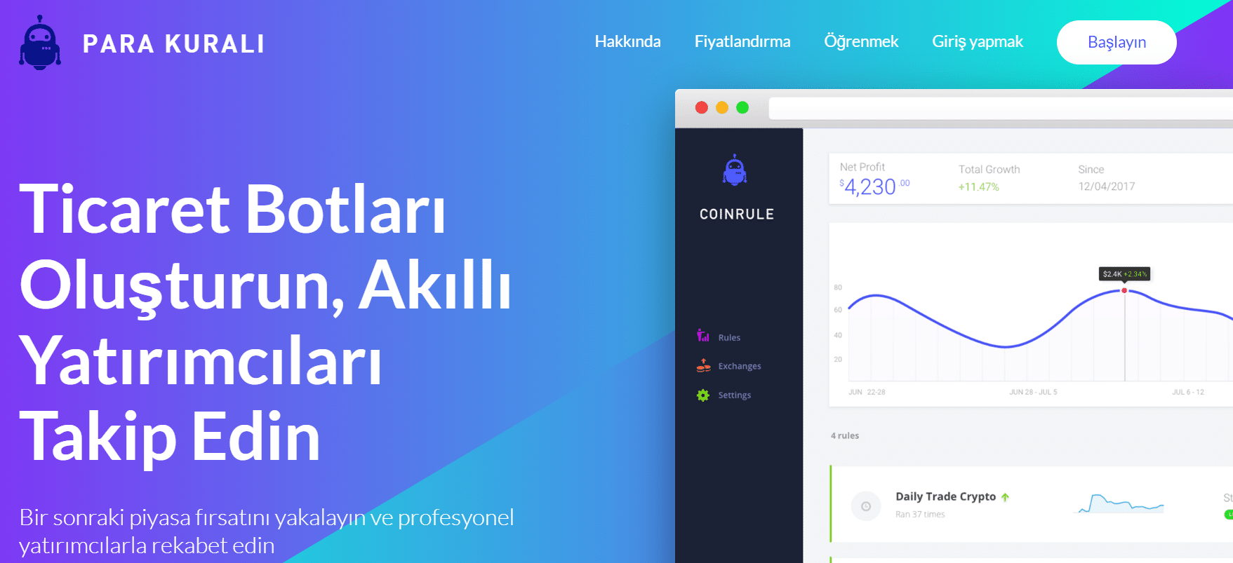 coinrule - en iyi kripto affiliate programları