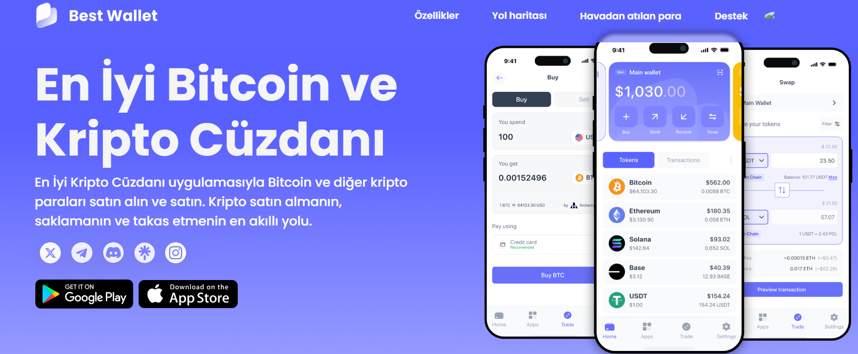 bestwallet -en iyi kripto cüzdanları