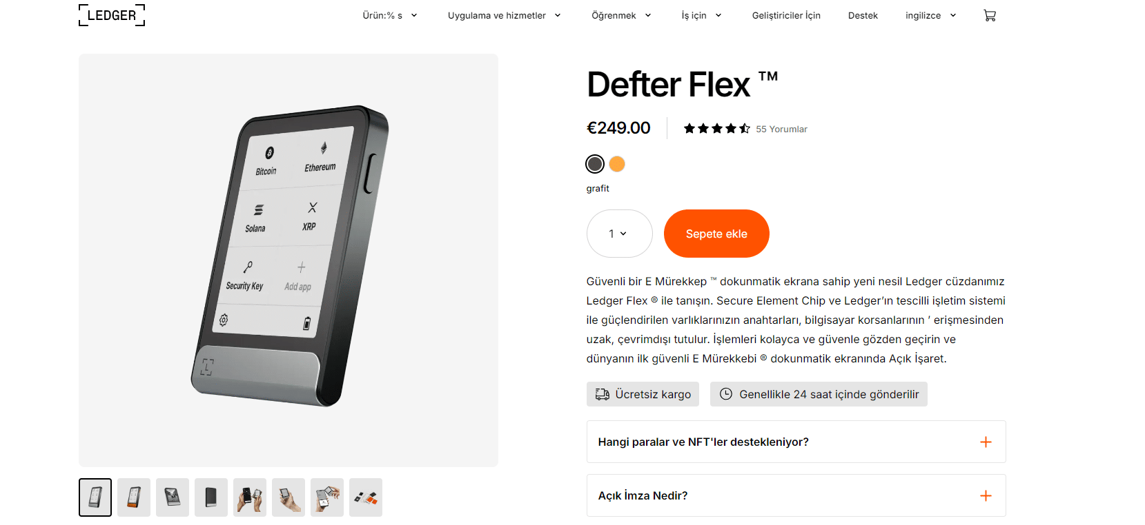 ledger flex - en iyi kripto donanım cüzdanları