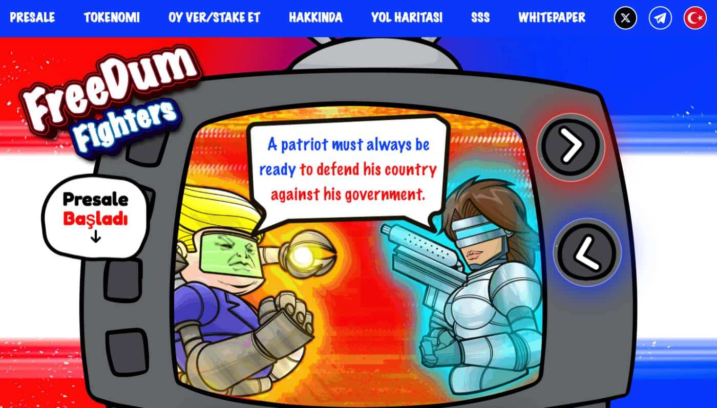 FreeDum Fighters TR Website