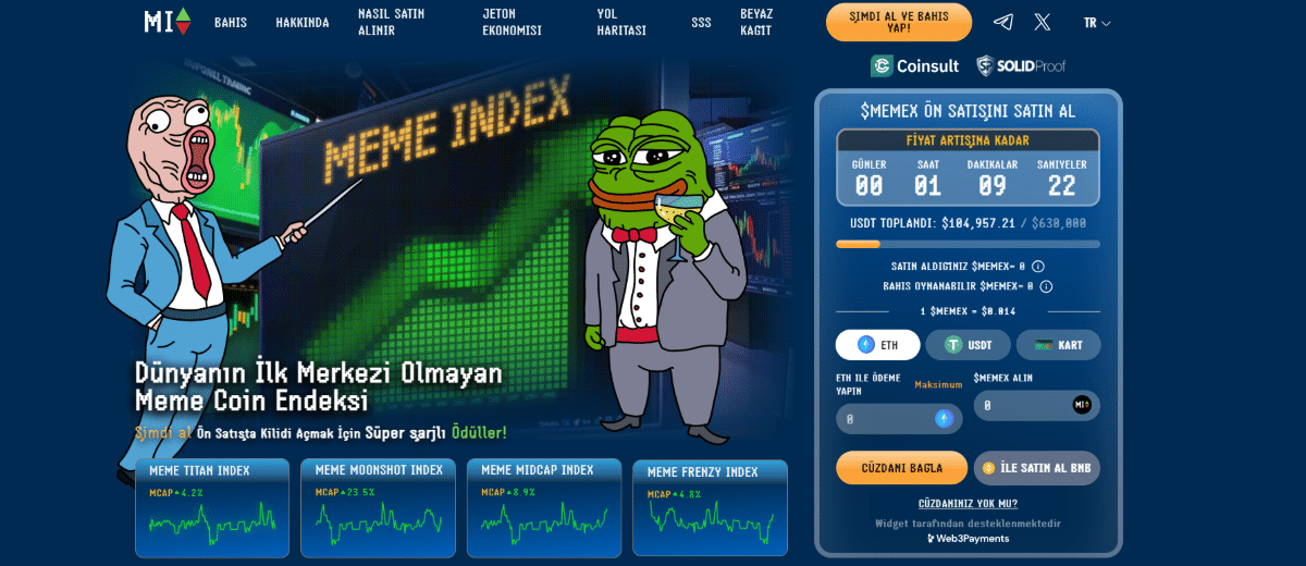 meme index - binance listelenecek coinler