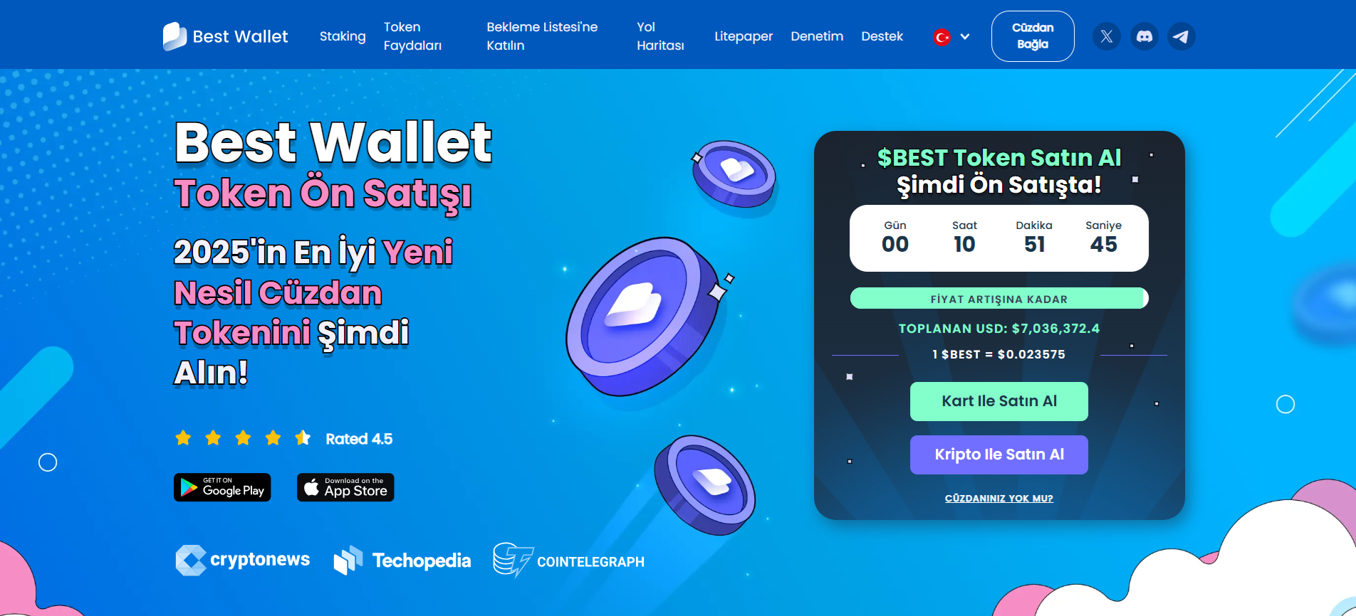 Best Wallet Ekosistemine Güç Veren Yardımcı Token 