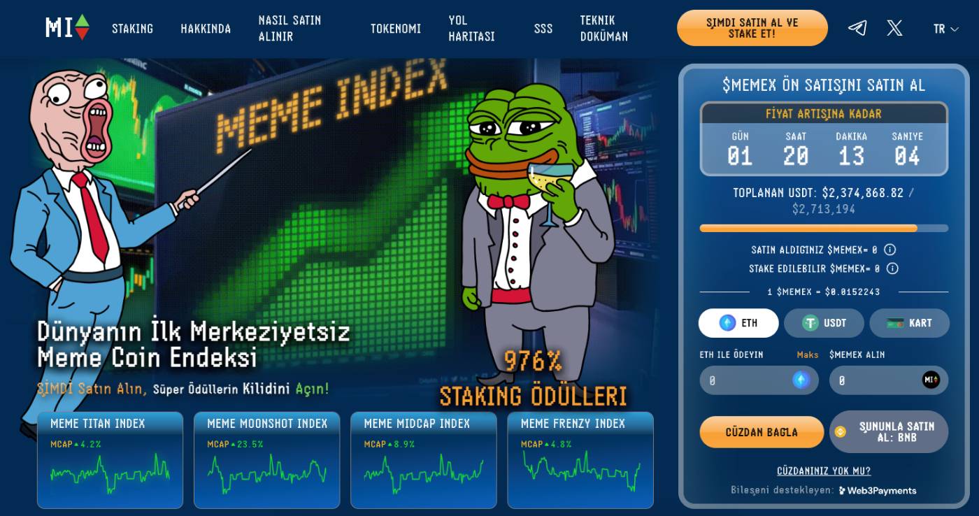 Meme Index Website TR