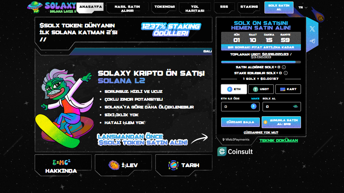 En çok aratılan kripto paralar - solaxy