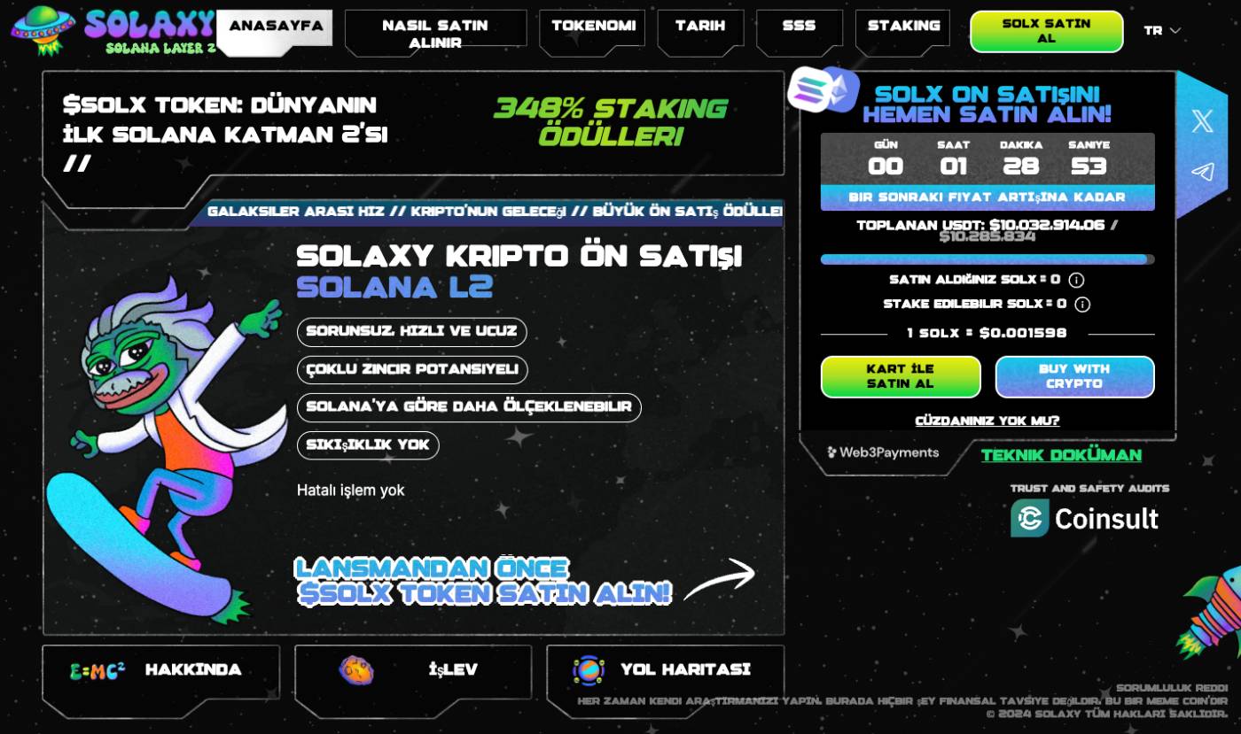 Solaxy Website TR