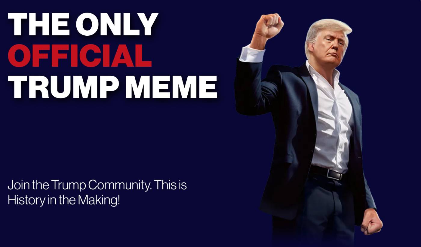 TRUMP Meme Coin Website